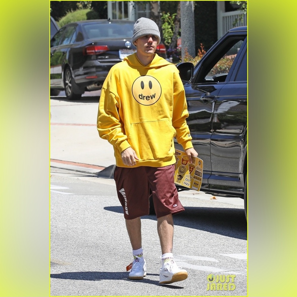 drew house Bright Yellow Hoodie